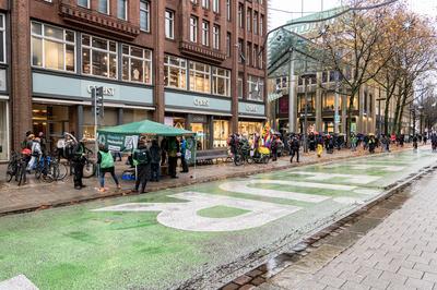Deutschland: Hamburg, M?nckebergstra?e, Fridays for Future, 14.11.2025, Klimastreik, globaler Klimastreik, 16. globaler-stock-foto