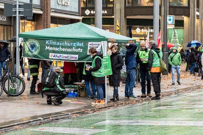 Deutschland: Hamburg, M?nckebergstra?e, Fridays for Future, 14.11.2025, Klimastreik, globaler Klimastreik, 16. globaler-stock-foto