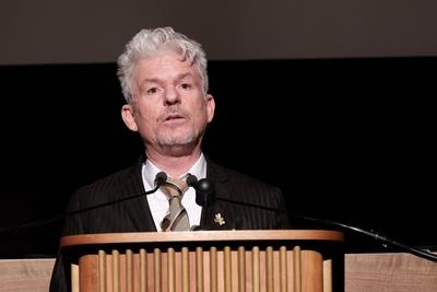 29.02.2020 xkhx Kassel Das Komische als Brennglas - Kasseler Literaturpreis f?r grotesken Humor an Heinz Strunk verlieh-stock-foto