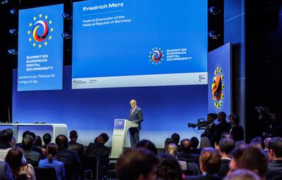 Gipfel zur Europ?ischen Digitalen Souver?nit?t-stock-foto