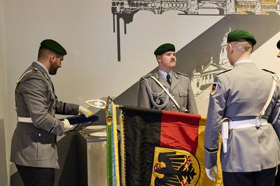 BSK - Flag Ribbon Ceremony-stock-foto