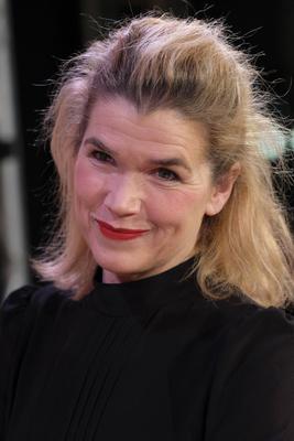 Schauspielerin Anke Engelke beim RadioEins Berlinale Nighttalk aus der XXLounge im Cinemaxx anl?sslich der 70. Internat-stock-foto