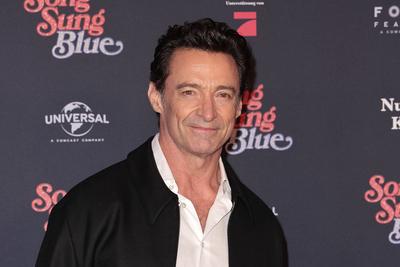 „Song Sung Blue“  Filmpremiere in Berlin mit Hugh Jackman & Kate Hudson-stock-foto