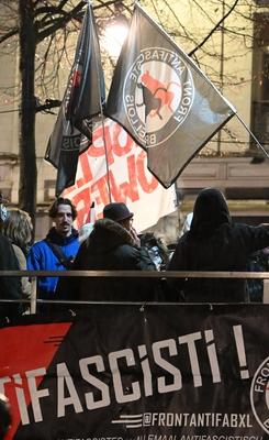 Demonstration Against Arizona-stock-foto