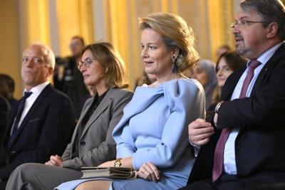 Queen Mathilde Attends 25th Anniversary  of The Queen Mathilde Fund-stock-foto