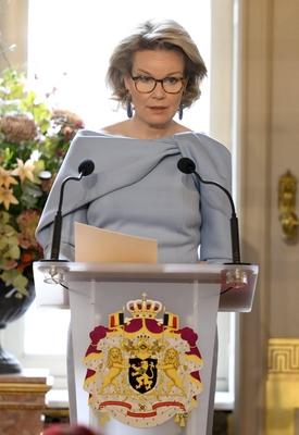 Queen Mathilde Attends 25th Anniversary  of The Queen Mathilde Fund-stock-foto