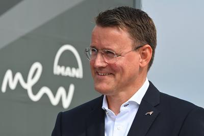 Alexander Vlaskamp (Vorstandsvorsitzender der MAN Truck und Bus SE), Einzelbild,angeschnittenes Einzelmotiv,Portraet,Por-stock-foto