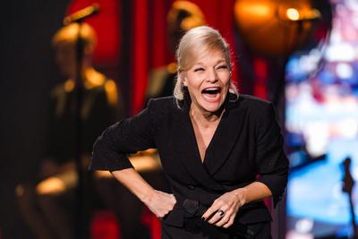 Ina M?ller Ina M?ller spielt im Congress Centrum Suhl ihre Tour-Zugabe 2024. Suhl Th?ringen DEUTSCHLAND *** Ina M?ller I-stock-foto