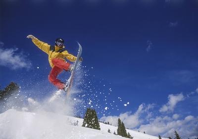 Snowboarder im Sprung model released Copyright xMEVx ALLMVMEV67022-stock-foto