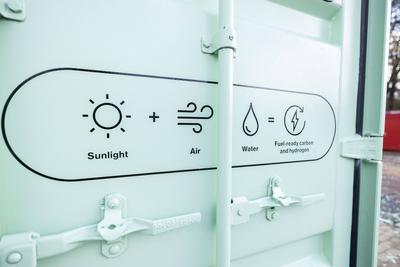 Er?ffnung der Carbon Capture Anlage der Firma Greenlyte-stock-foto