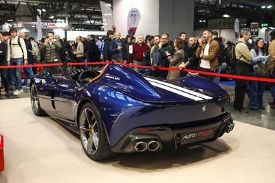 Milan classic cars-stock-foto