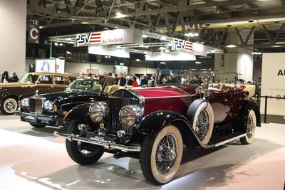 Milan classic cars-stock-foto