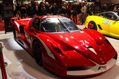 The public turnout was large at the Milano Autoclassica.-stock-foto