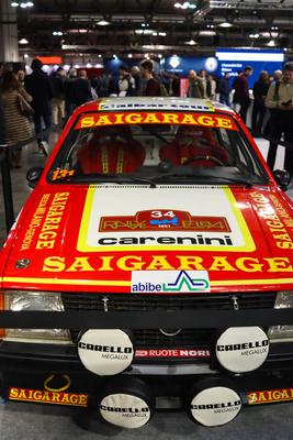 Milan classic cars-stock-foto