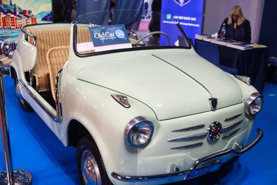 Milan classic cars-stock-foto