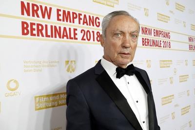 Udo Kier beim NRW Empfang 2018 w?hrend der Berlinale 2018 in der Vertretung des Landes Nordrhein-Westfalen. Berlin, 18.0-stock-foto