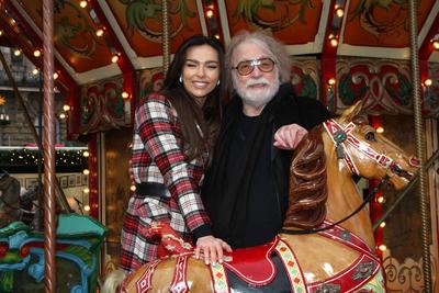 Roncalli Christmas Market Opening at Rathausmarkt in Hamburg, Germany-stock-foto