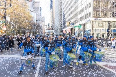 Gotham FC players during the NWSL 2025 Champions Parade-stock-foto