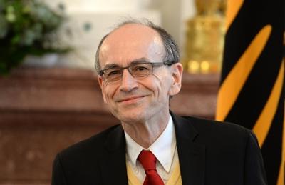 Prof. Thomas Suedhof, S?dhof, Nobelpreistraeger fuer Physiologie/ Medizin 2013, Portraet, Portrait, Kopf, Ehrung der No-stock-foto