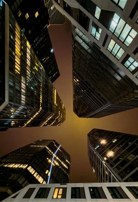 Frankfurt am Main, Four Frankfurt, 4 Towers, Hoch?user, neues Quartier,  - Frankfurt am Main, Four Frankfurt, 4 Towers, Hoch?user, neues Quartier-stock-foto