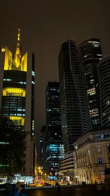 Frankfurt am Main, Four Frankfurt, 4 Towers, Hoch?user, neues Quartier,  - Frankfurt am Main, Four Frankfurt, 4 Towers, Hoch?user, neues Quartier-stock-foto