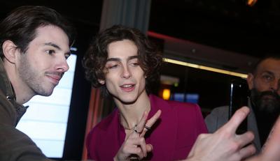 CELEBRITES : Avant premiere du film Little Women avec l acteur Americain Timothee Chalamet - Paris CELEBRITES : Avant pr-stock-foto