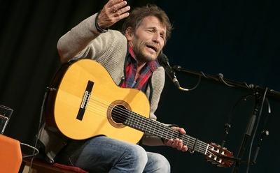 Konzert Hans S?llner in der Osterfeldhalle. Konzert Hans S?llner in der Osterfeldhalle.-stock-foto