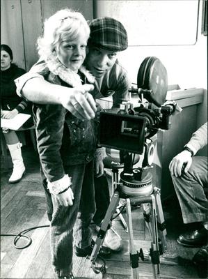 Dem T?ter auf der Spur Bei den Dreharbeiten zu Dem T?ter auf der Spur : Frank Lange und Regisseur J?rgen Roland. ! AUFNA-stock-foto