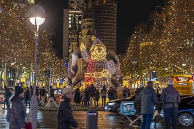 Berlin Weihnachtsdeko-stock-foto