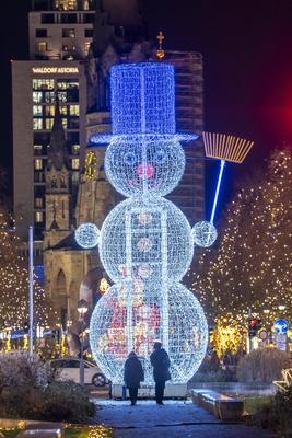 Berlin Weihnachtsdeko-stock-foto