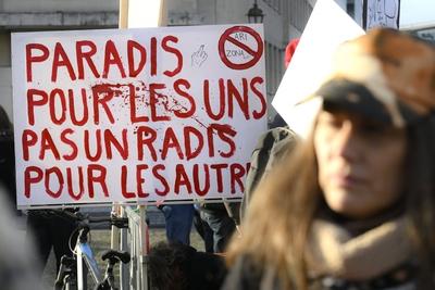 Protest Gathering Of The Cultural sector-stock-foto