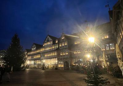 Stadtmarkt mit Rathaus Weihnachtsimpressionen aus Wolfenbuettel Wolfenbuettel *** City market with town hall Christmas i-stock-foto