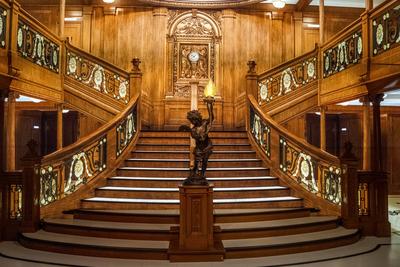 Titanic Ausstellung Leipzig-stock-foto