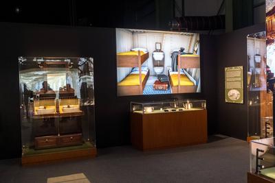 Titanic Ausstellung Leipzig-stock-foto