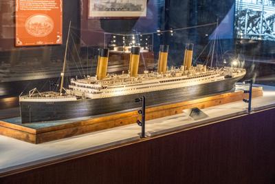 Titanic Ausstellung Leipzig-stock-foto