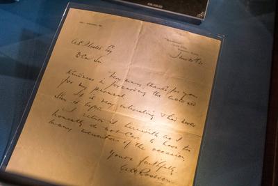 Titanic Ausstellung Leipzig-stock-foto