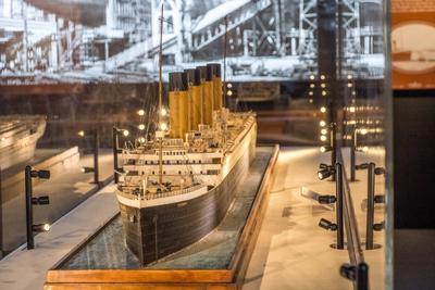 Titanic Ausstellung Leipzig-stock-foto