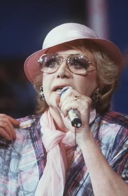 Hildegard Knef Schauspielerin 09 87 vZ Frau Gesang Chanson Schauspiel Theater Film Fernsehen TV De-stock-foto