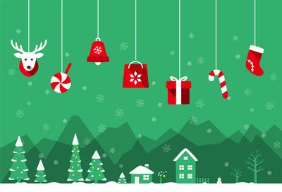 Weihnachten Poster, Gru?karte Design Vektor-Illustration-stock-foto