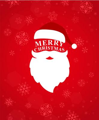 Weihnachtsmann-Poster, Vektor-Illustration-stock-foto