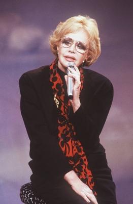 Hildegard Knef Schauspielerin 10 87 rag Frau Gesang Chanson Schauspiel Theater Film Fernsehen TV D-stock-foto