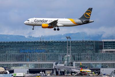 Flugbetrieb am Flughafen Frankfurt am Main / Fraport, 22.07.2025-stock-foto