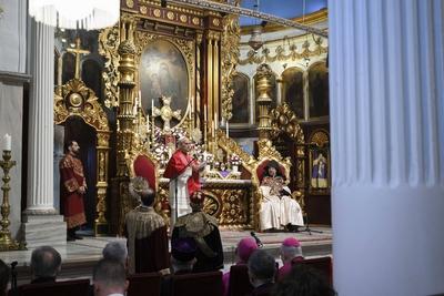 ITALY - POPE LEO XIV  DURING A VISIT TO THE ARMENIAN APOSTOLIC CATHEDRAL IN INSTANBUL  - 2025/11/30-stock-foto