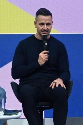 Die ISPO, Internationale Fachmesse und weltgr?sste j?hrliche Multi-Segment-Messe f?r Sportartikel und Sportmode auf der-stock-foto