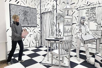 Bunte Weihnacht / Colour Christmas Splash-stock-foto