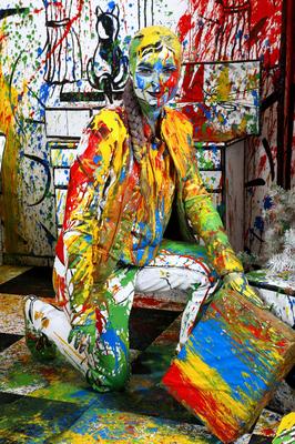 Bunte Weihnacht / Colour Christmas Splash-stock-foto