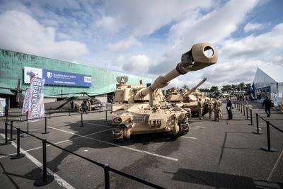 Eurosatory 2024 R?stungsmesse Paris Frankreich ;Eurosatory 2024 R?stungsmesse Paris Frankreich , Villepinte Seine-Saint--stock-foto