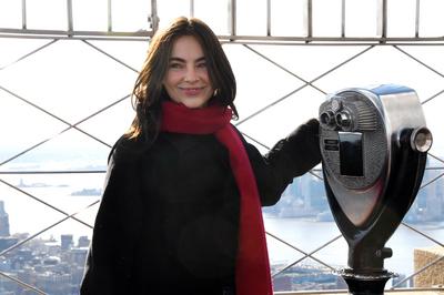 Stella Cole Visits The Empire State Building-stock-foto