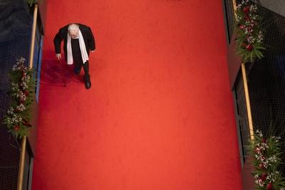 Moritz de Hadeln w?hrend der Preisverleihung anl?sslich der 69. Internationalen Filmfestspiele Berlin 69. International-stock-foto