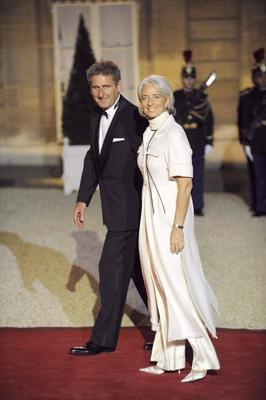 Christine Lagarde et son mari Xavier Giocanti Lagarde, Christine; Giocanti, Xavier NEWS : Xavier Giocanti - Candidat Ra-stock-foto